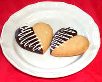 Chocolate Dipped Shortbread Cookies Chocolate Dipped Shortbread Cookies picture